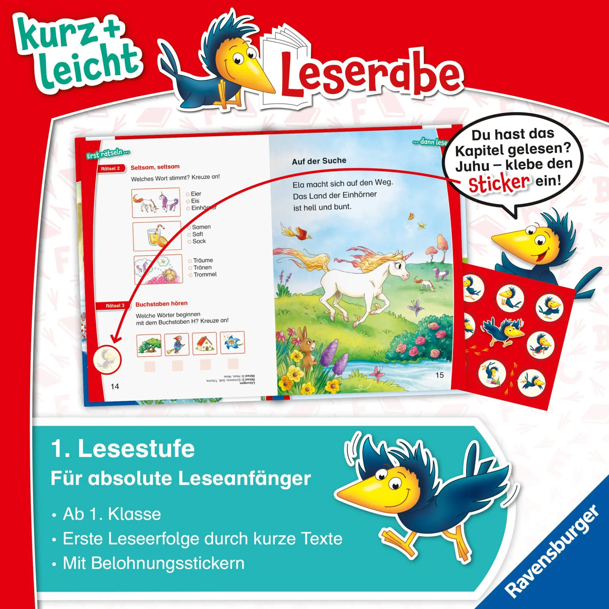 Bild: 9783473464463 | Leserabe 1. Lesestufe Kurz und leicht - Das Einhorn und der...