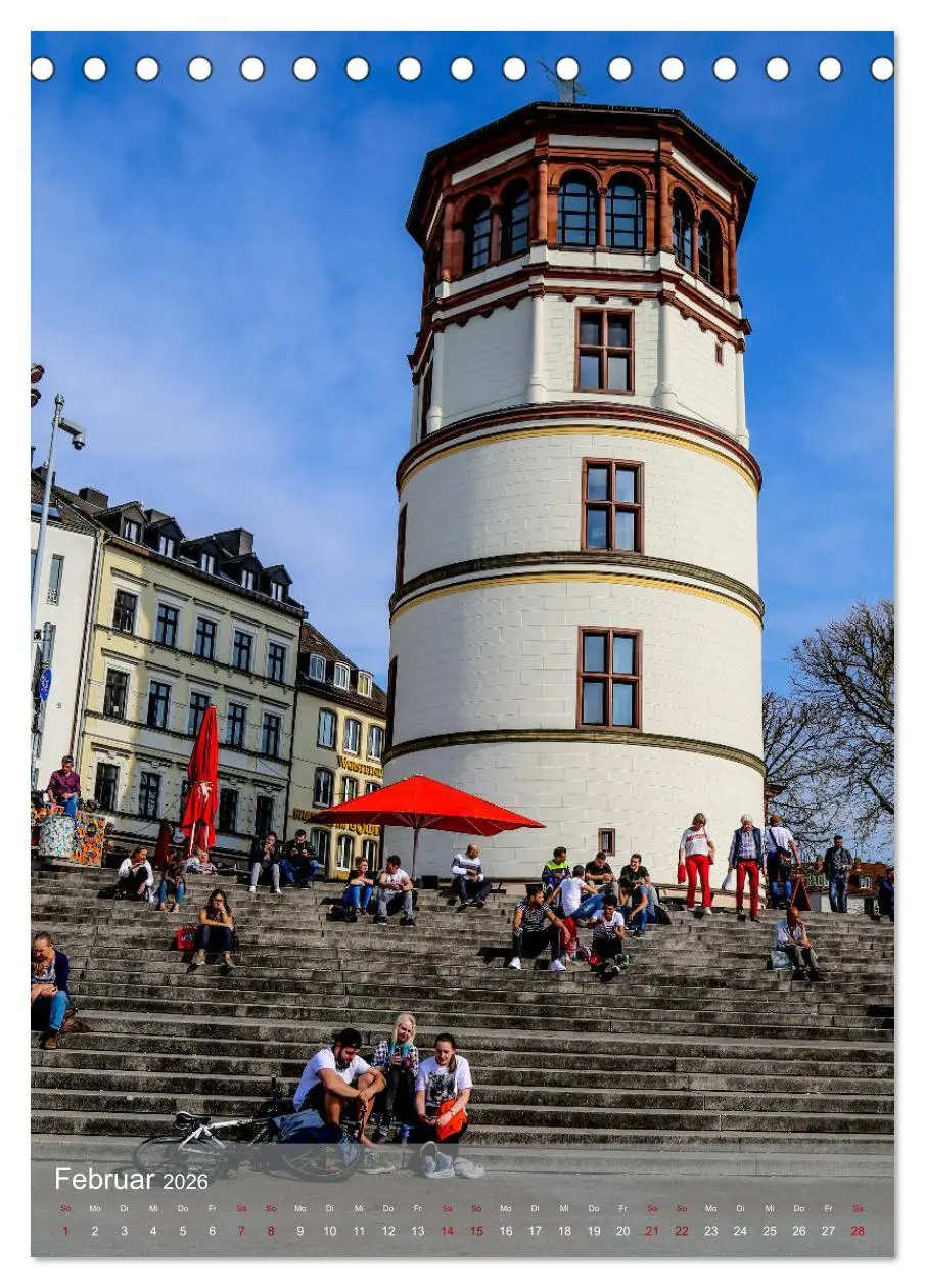 Bild: 9783516404463 | Ein Spaziergang durch Düsseldorf (Tischkalender 2026 DIN A5 hoch),...