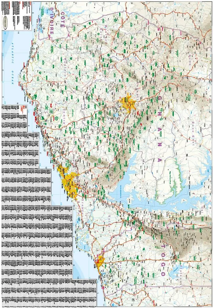 Bild: 9783831774463 | Reise Know-How Landkarte Ghana, Togo (1:600.000) | Rump | (Land-)Karte