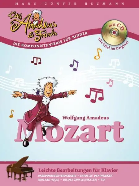 Cover: 9783865434463 | Mozart, Leichte Bearbeitungen für Klavier, m. Audio-CD | Mozart | Buch Cover: 9783865434463 | Mozart, Leichte Bearbeitungen für Klavier, m. Audio-CD | Mozart | Buch