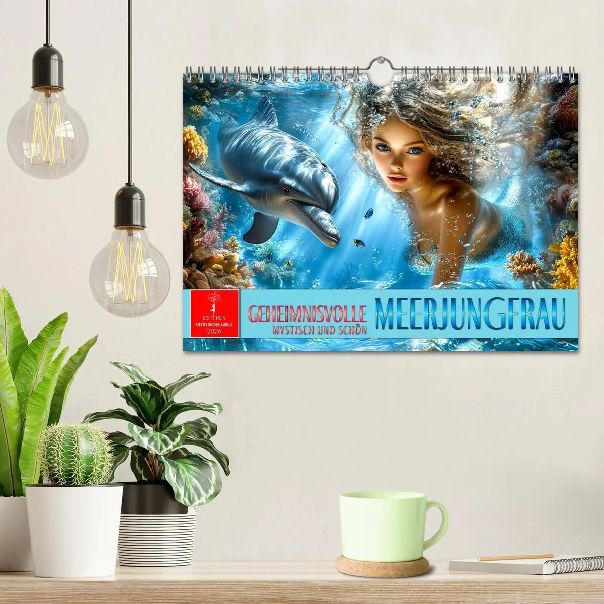 Bild: 9783457304563 | Geheimnisvolle Meerjungfrau (Wandkalender 2026 DIN A4 quer),...