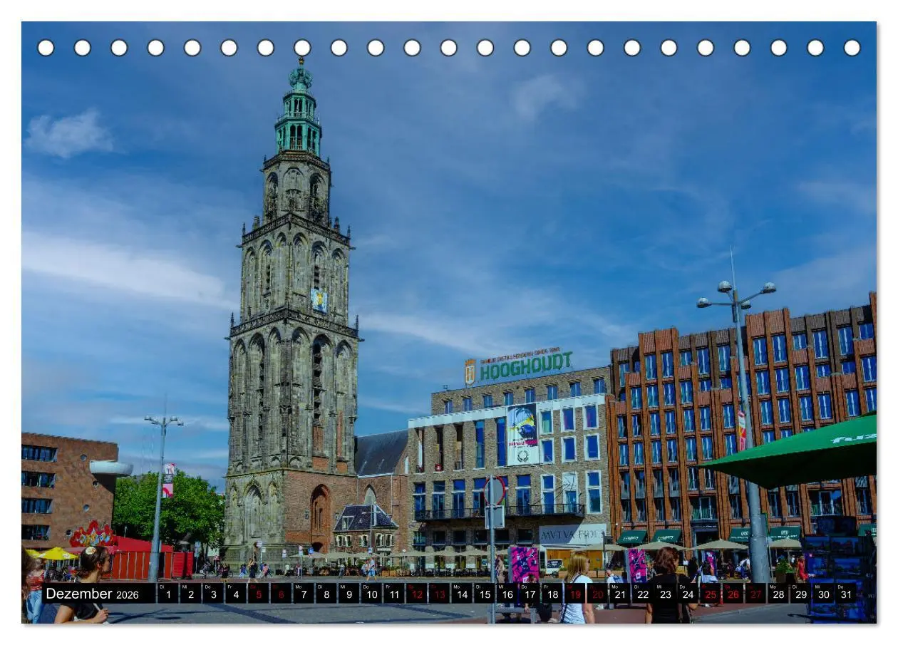 Bild: 9783457544563 | Ein Blick auf Groningen (Tischkalender 2026 DIN A5 quer), CALVENDO...
