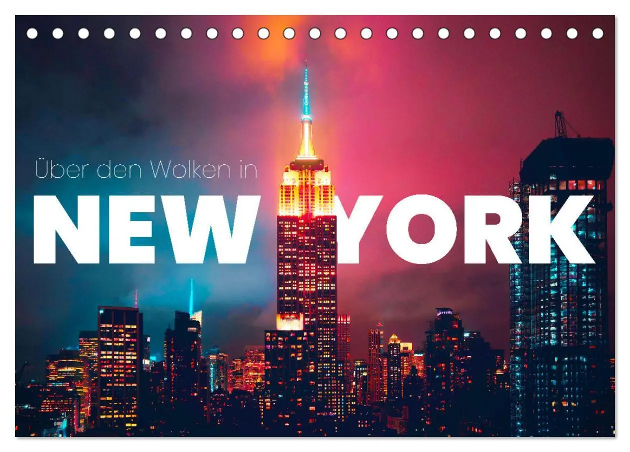 Cover: 9783457614563 | Über den Wolken in New York (Tischkalender 2026 DIN A5 quer),...