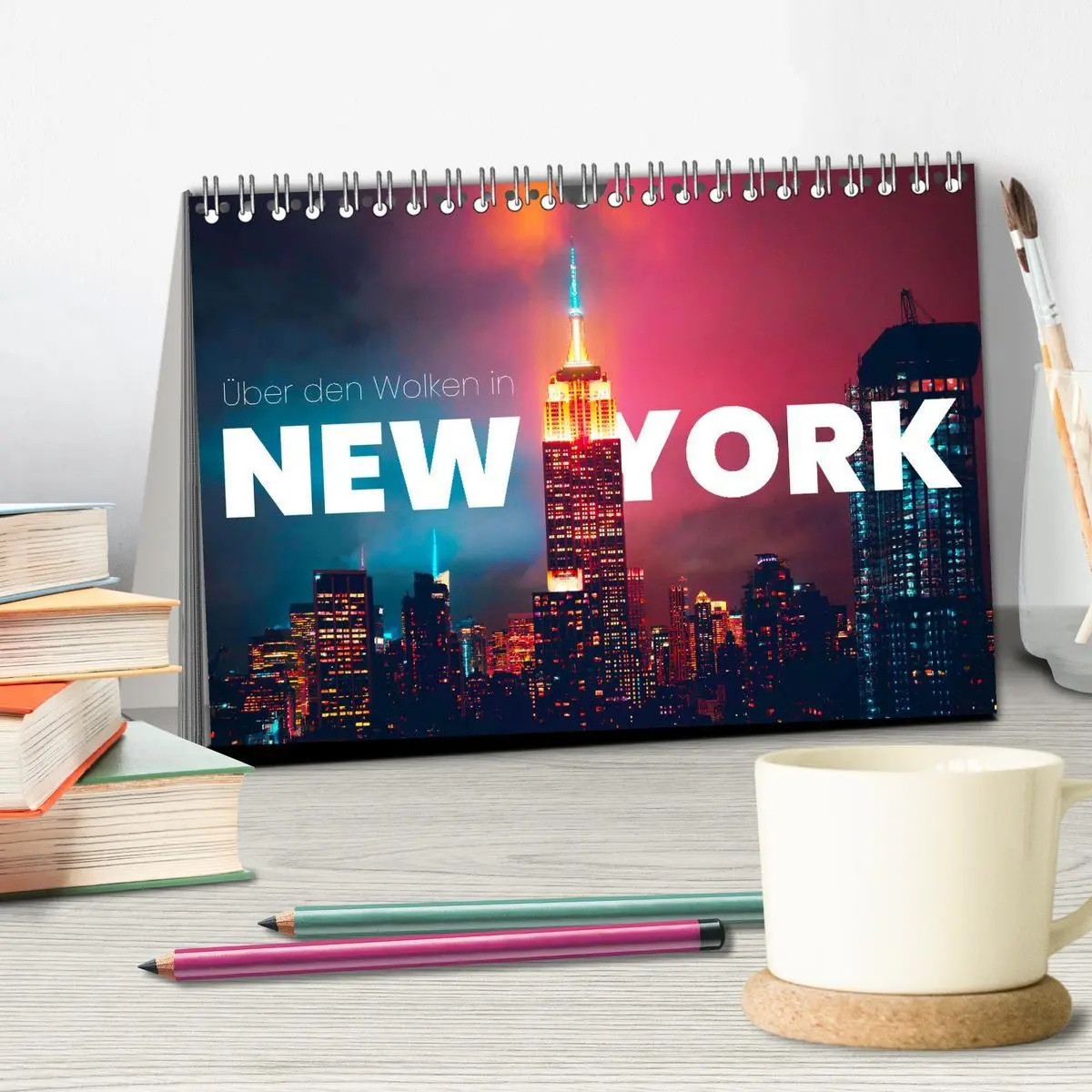 Bild: 9783457614563 | Über den Wolken in New York (Tischkalender 2026 DIN A5 quer),...