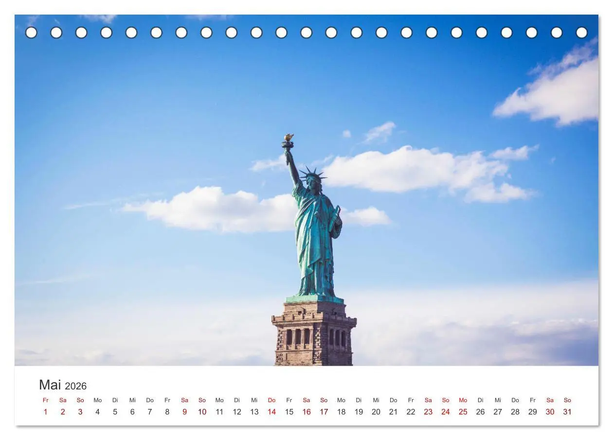Bild: 9783457614563 | Über den Wolken in New York (Tischkalender 2026 DIN A5 quer),...