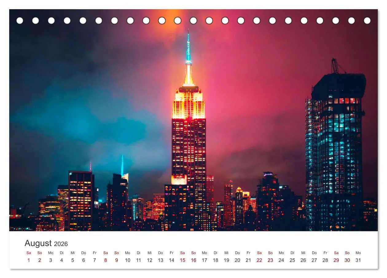 Bild: 9783457614563 | Über den Wolken in New York (Tischkalender 2026 DIN A5 quer),...