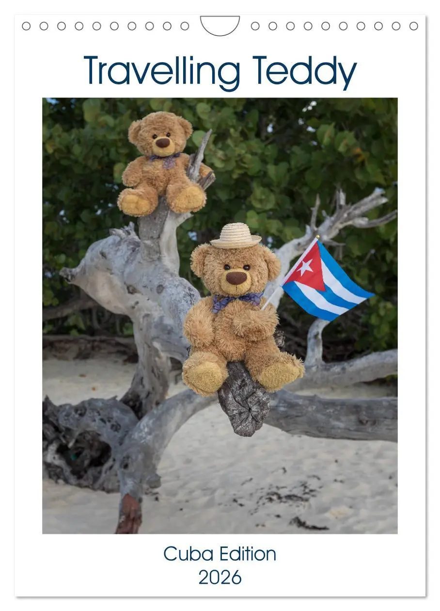 Cover: 9783516564563 | Travelling Teddy Cuba Edition 2026 (Wall Calendar 2026 DIN A4...