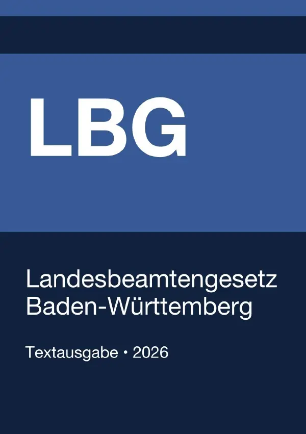 Cover: 9783565384563 | LBG BW - Landesbeamtengesetz Baden-Württemberg 2026 | Deutschland