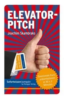 Cover: 9783941574663 | Elevator-Pitch | Joachim Skambraks | Lehr-, Lern-, Bildkarten | 108 S.