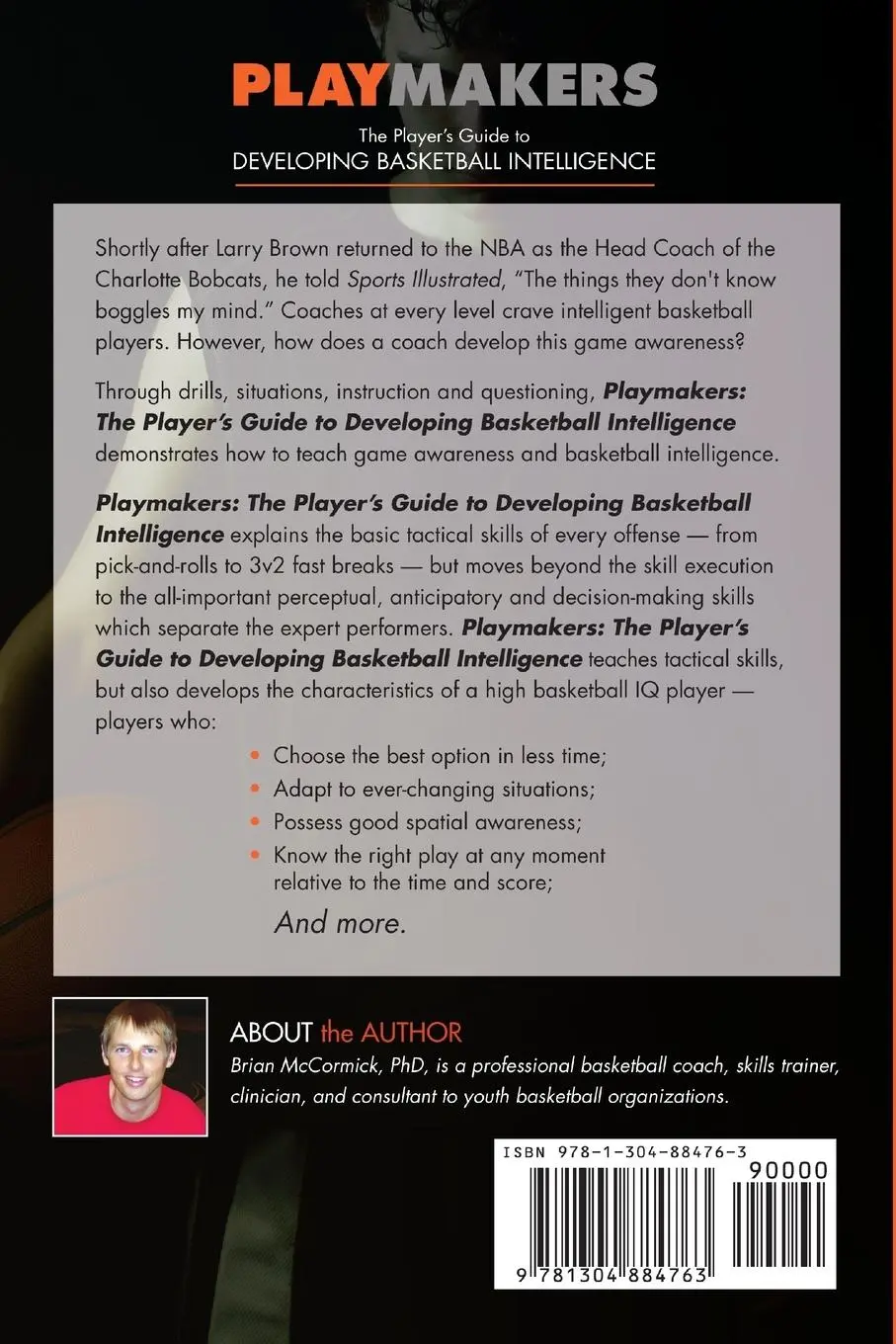 Rückseite: 9781304884763 | Playmakers | The Player's Guide to Developing Basketball Intelligence