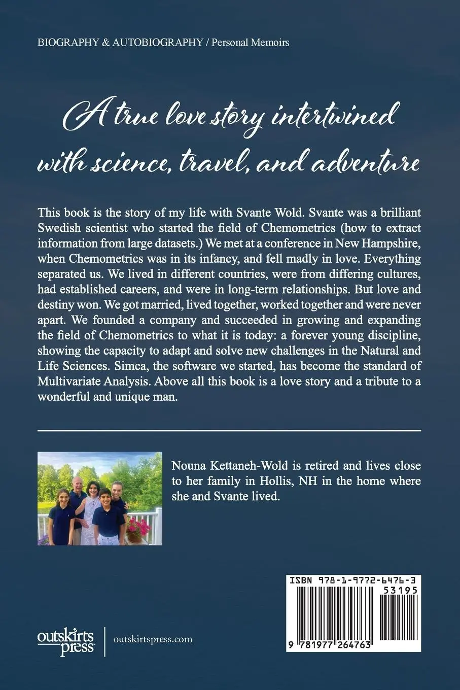 Rückseite: 9781977264763 | A Memoir of Love Science and Adventure- My life with Svante Wold