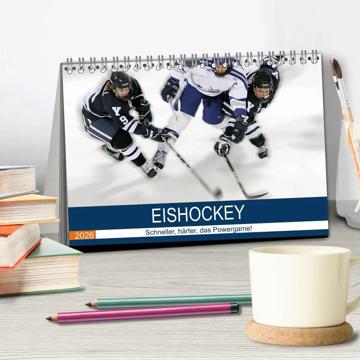 Bild: 9783457834763 | Eishockey! Schneller, härter, das Powergame! (Tischkalender 2026...