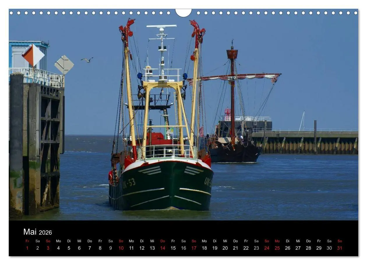 Bild: 9783516164763 | Cuxhaven an der Nordsee (Wandkalender 2026 DIN A3 quer), CALVENDO...