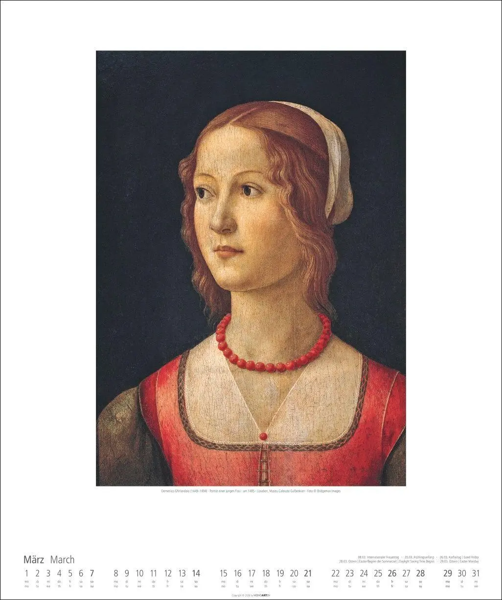 Bild: 9783839904763 | Italienische Meister 2027 | Botticelli | Kalender | 14 S. | Deutsch