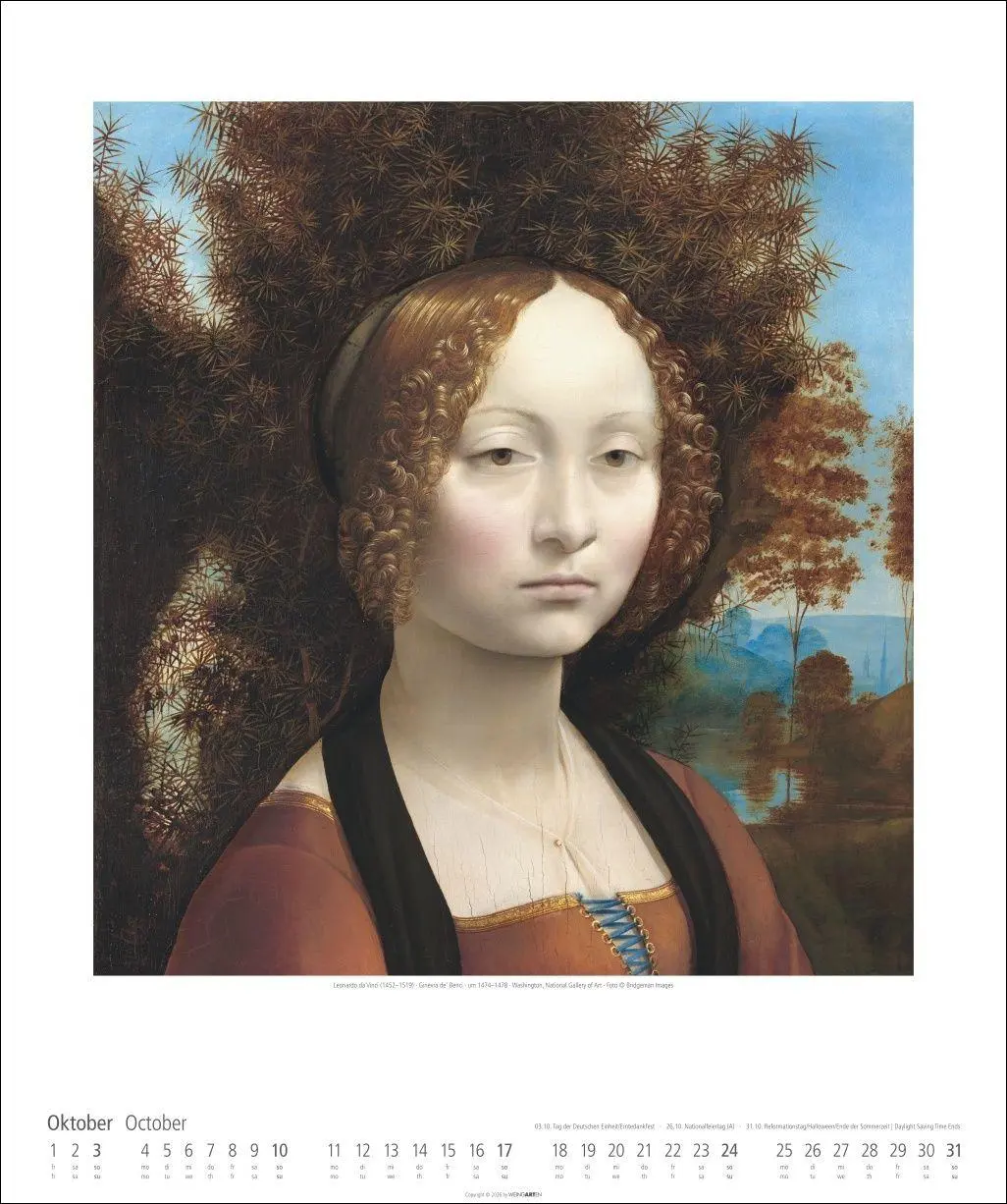 Bild: 9783839904763 | Italienische Meister 2027 | Botticelli | Kalender | 14 S. | Deutsch
