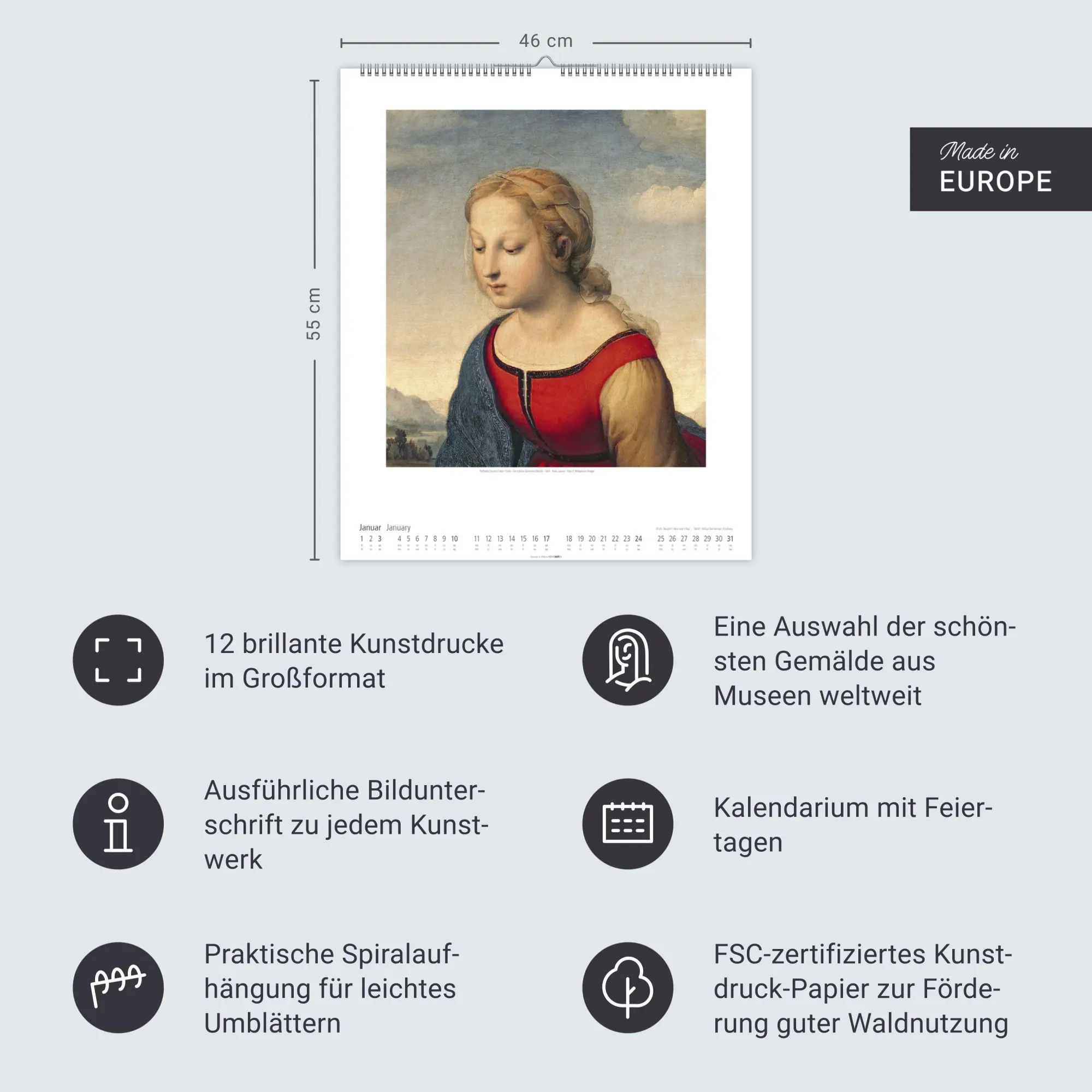 Bild: 9783839904763 | Italienische Meister 2027 | Botticelli | Kalender | 14 S. | Deutsch