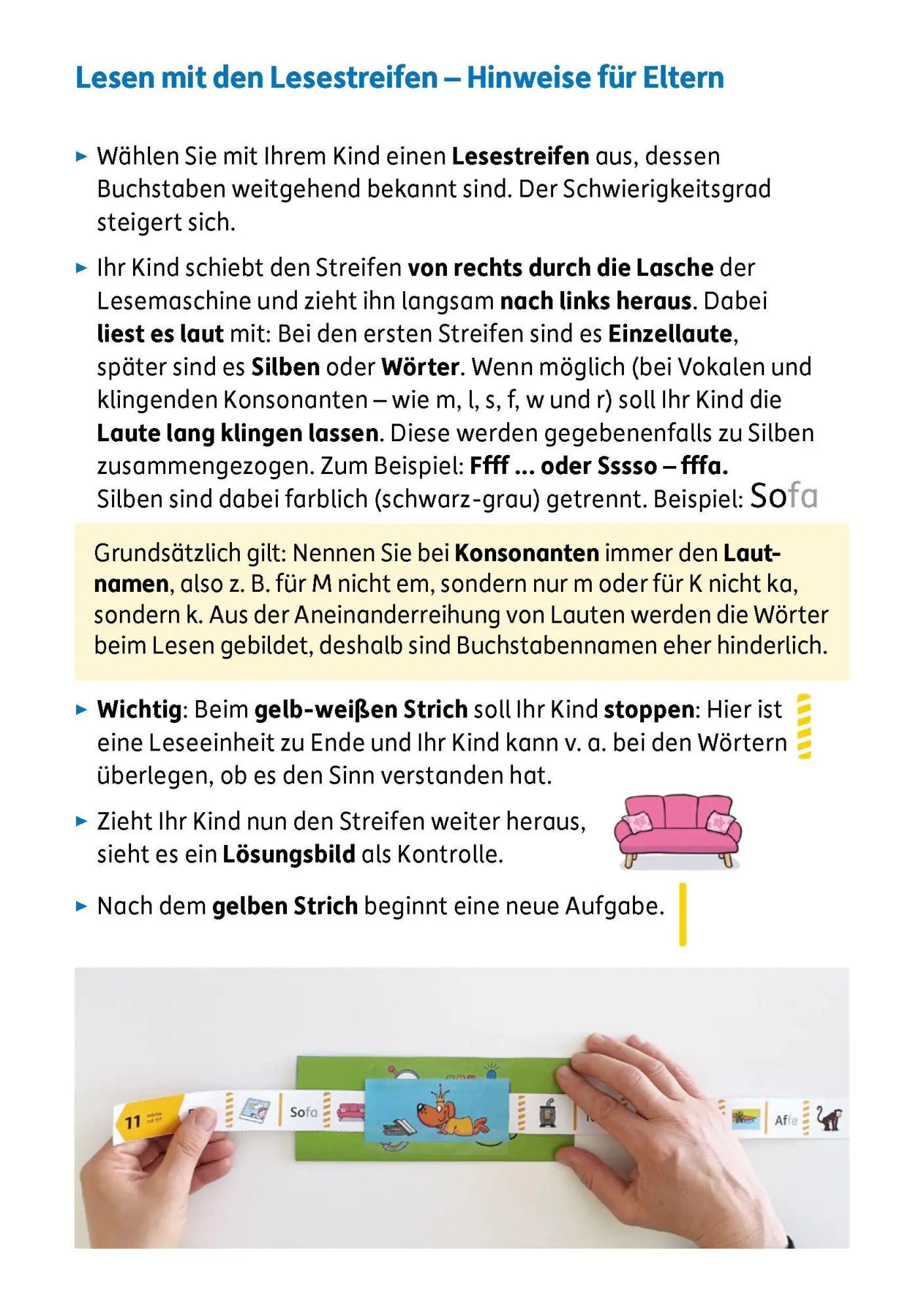 Bild: 9783881004763 | Meine Übungsstreifen Lesen lernen - 1. Klasse: Buchstaben, Silben,...