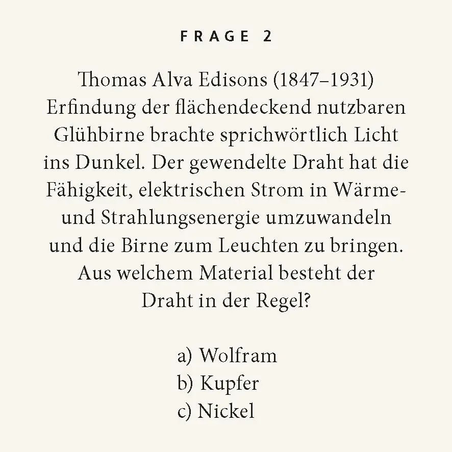 Bild: 9783899784763 | Große Erfindungen-Quiz | 100 Fragen und Antworten | Eumann (u. a.)