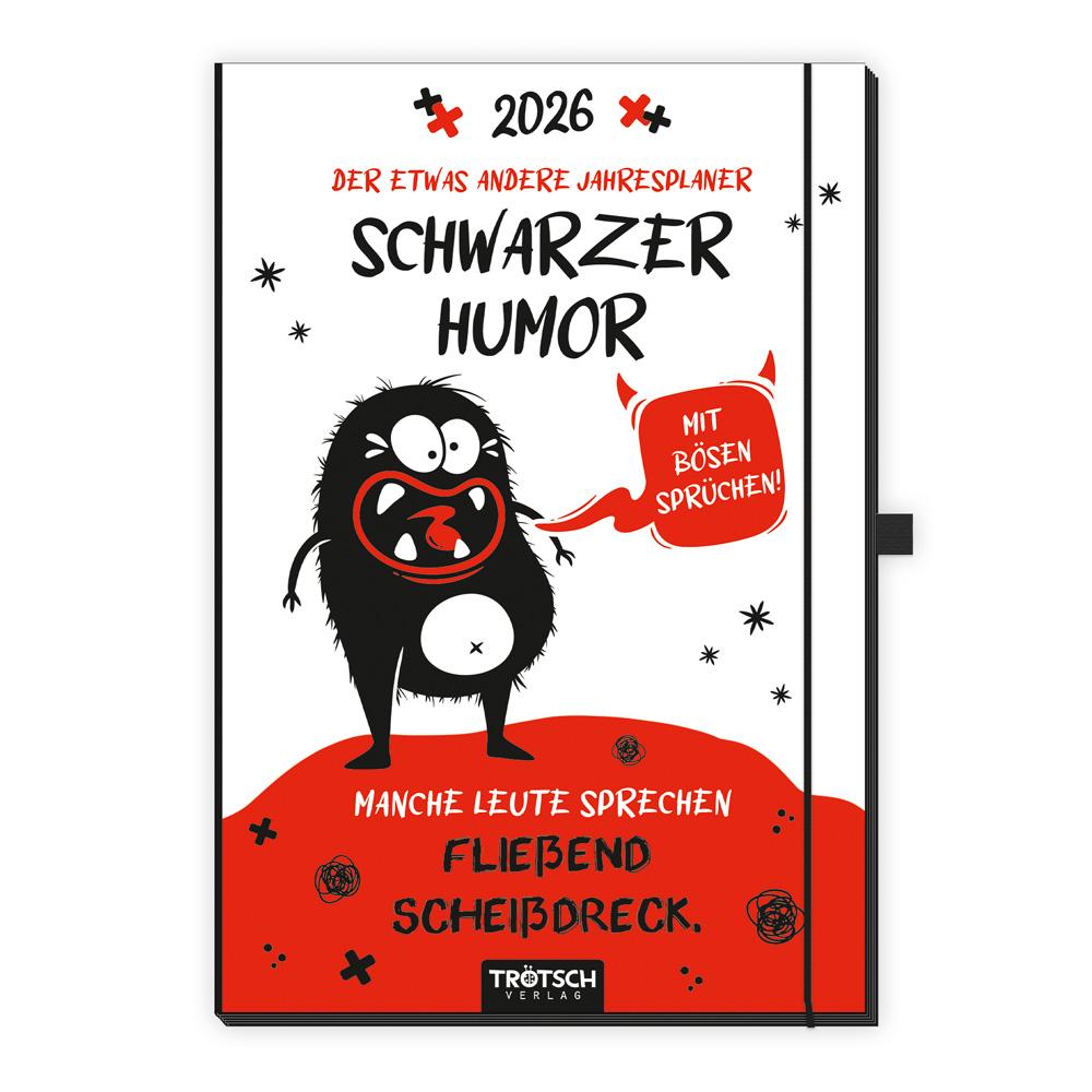 Cover: 9783988024763 | Trötsch Buchkalender Der etwas andere Jahresplaner Schwarzer Humor...