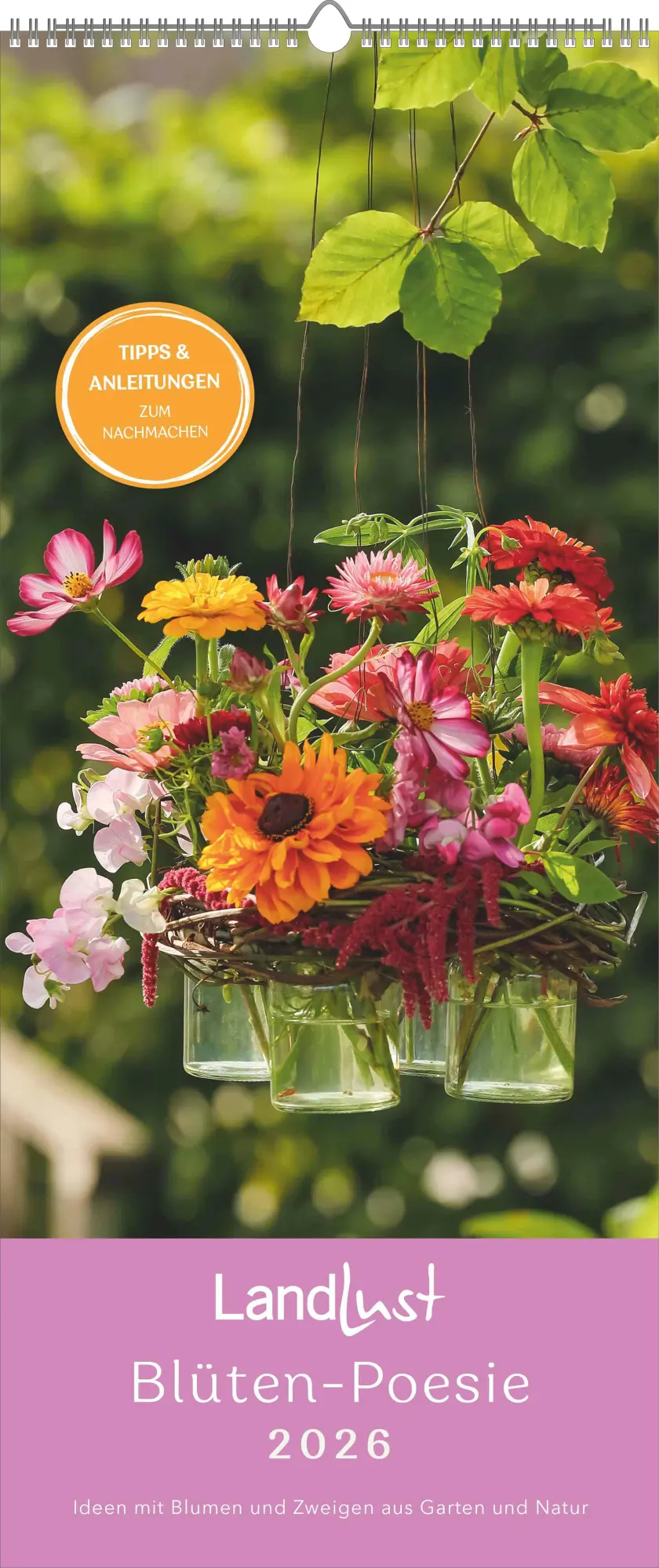 Cover: 4069095004863 | Landlust Vertikal: Blüten-Poesie 2026 Vertikal-Kalender -...
