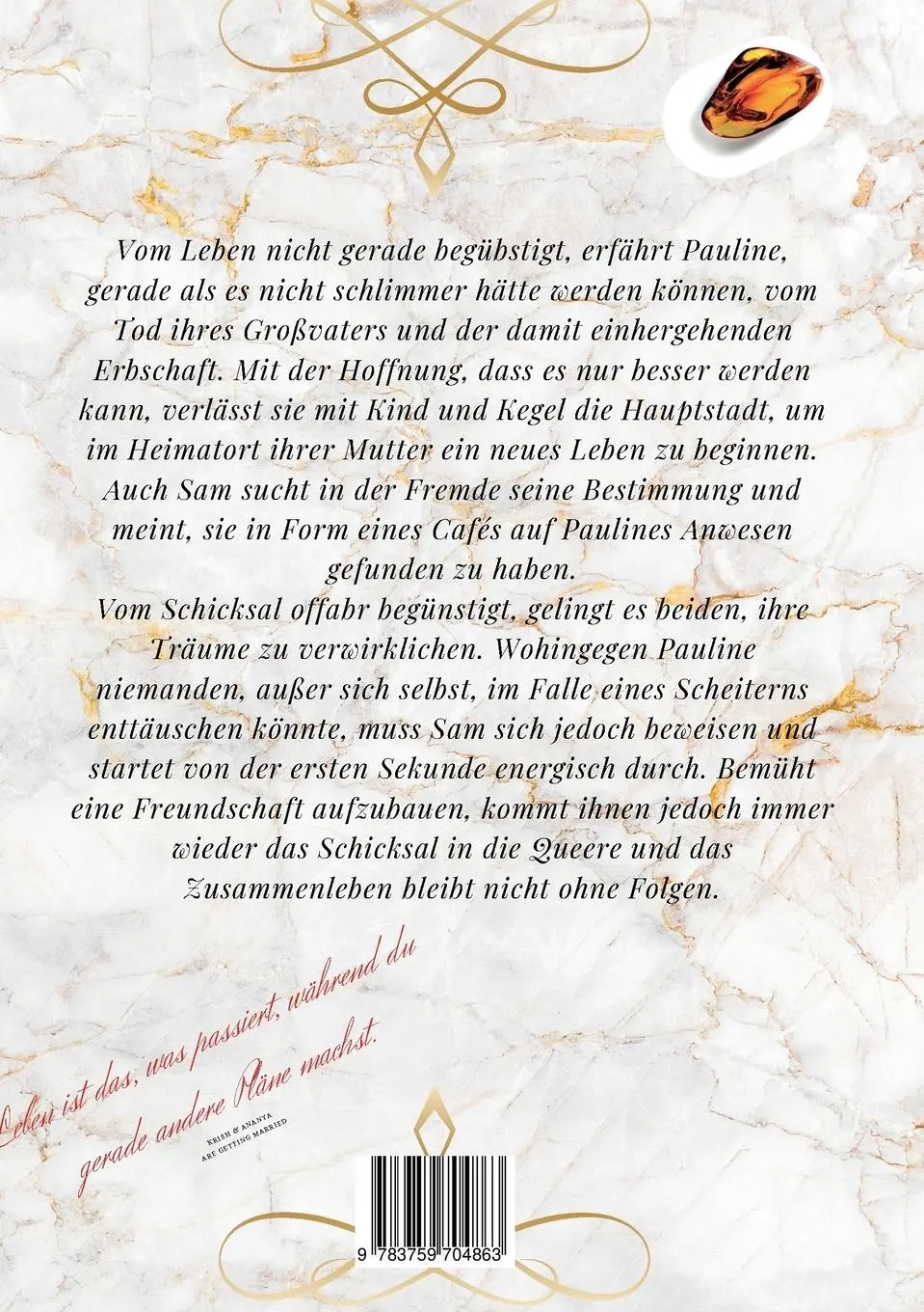 Rückseite: 9783759704863 | Zum Glück gibt es Bernstein | Auftakt der mitreißenden Romance-Reihe