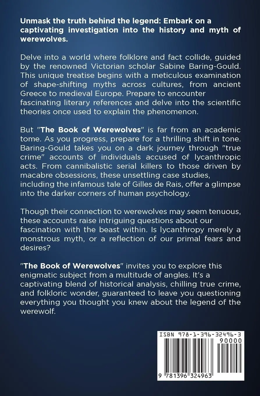 Rückseite: 9781396324963 | The Book of Werewolves | Sabine Baring-Gould | Taschenbuch | Englisch