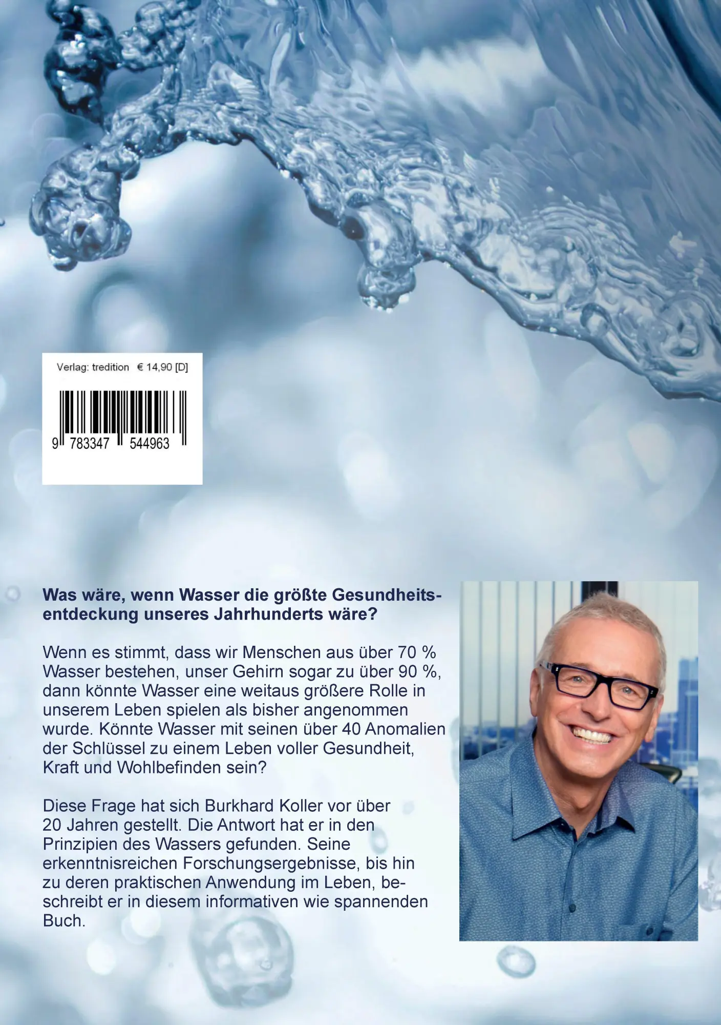 Rückseite: 9783347544963 | Die Kraft des Wassers | Burkhard Koller | Taschenbuch | 160 S. | 2019