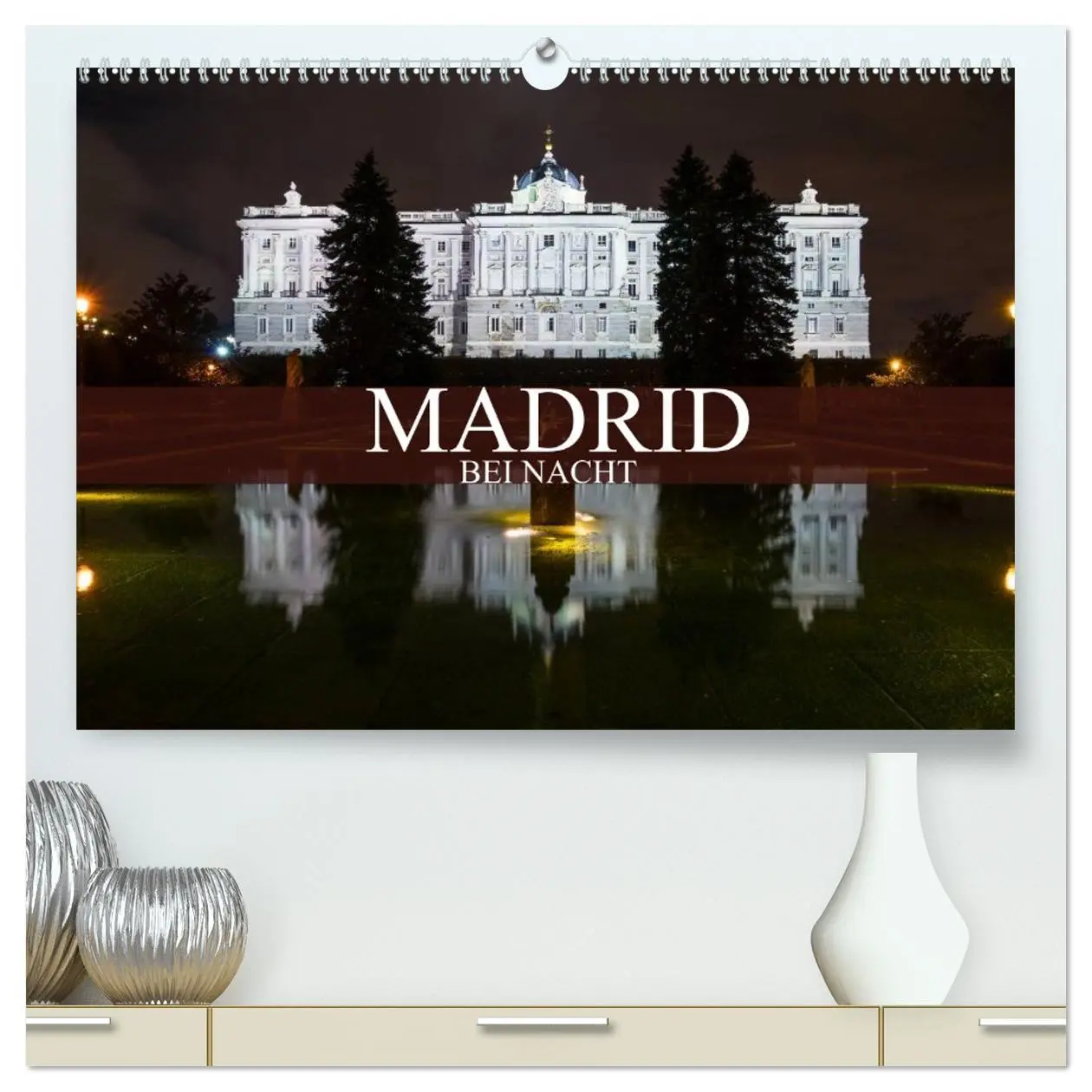 Cover: 9783457984963 | Madrid bei Nacht (hochwertiger Premium Wandkalender 2026 DIN A2...