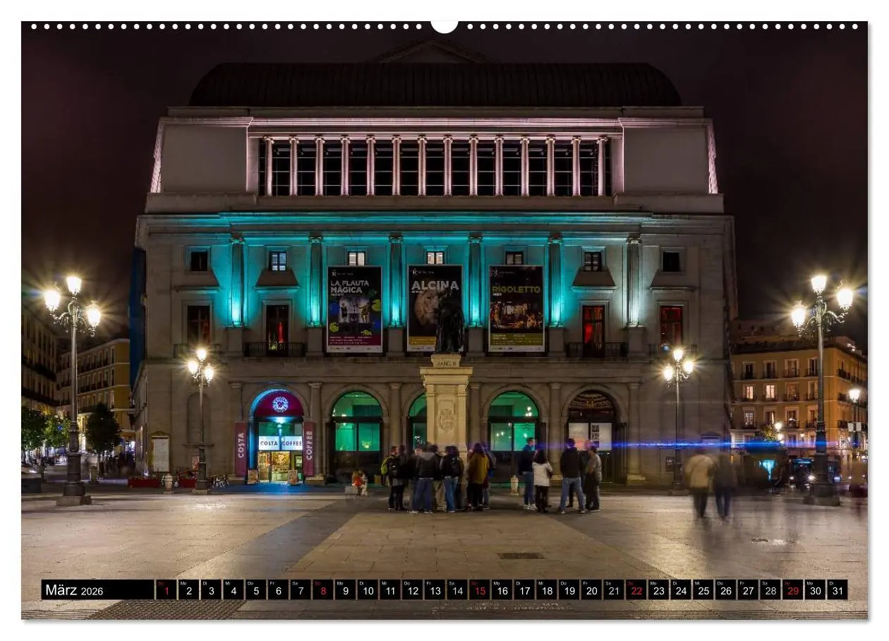 Bild: 9783457984963 | Madrid bei Nacht (hochwertiger Premium Wandkalender 2026 DIN A2...