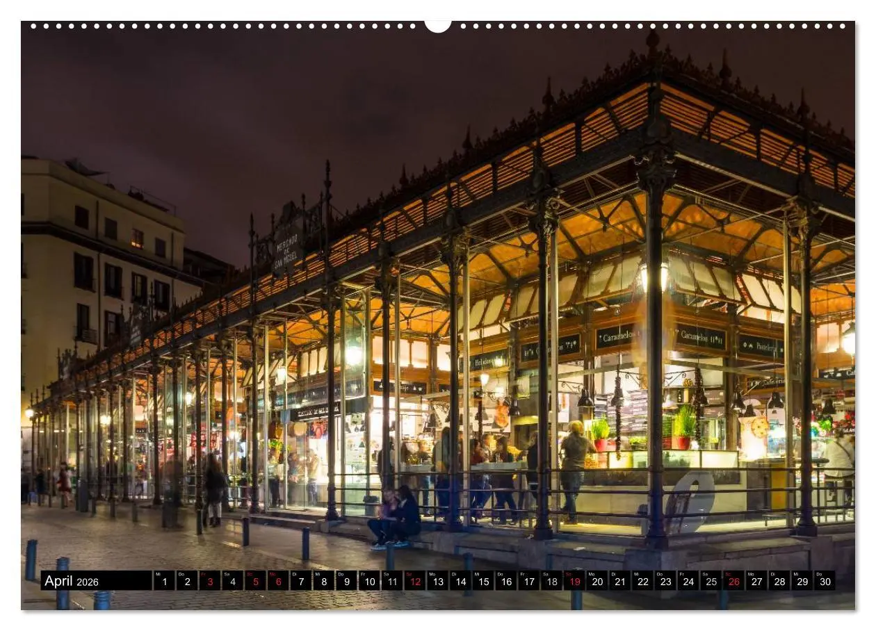 Bild: 9783457984963 | Madrid bei Nacht (hochwertiger Premium Wandkalender 2026 DIN A2...