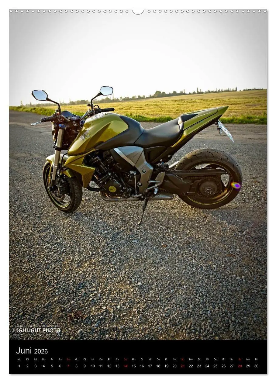 Bild: 9783516454963 | HONDA CB1000R (hochwertiger Premium Wandkalender 2026 DIN A2 hoch),...