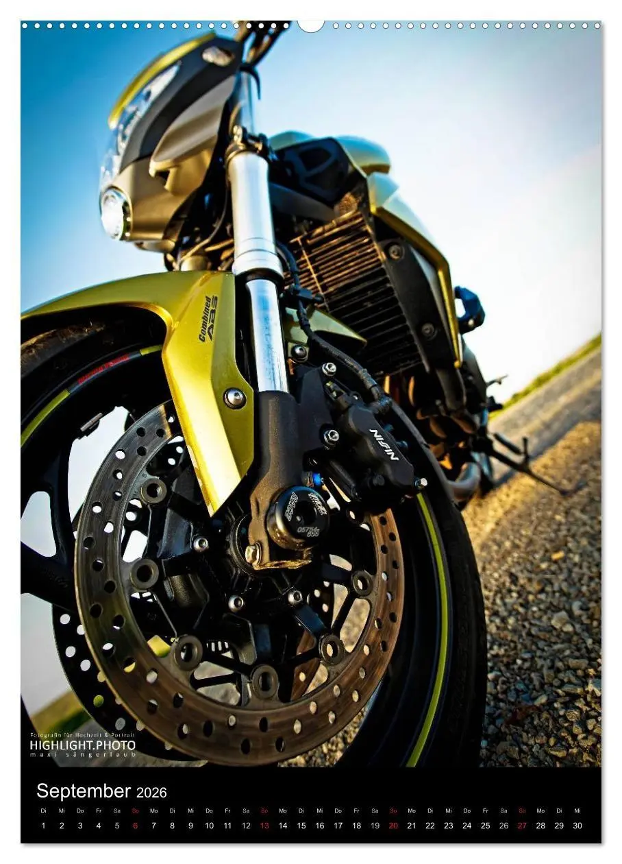 Bild: 9783516454963 | HONDA CB1000R (hochwertiger Premium Wandkalender 2026 DIN A2 hoch),...