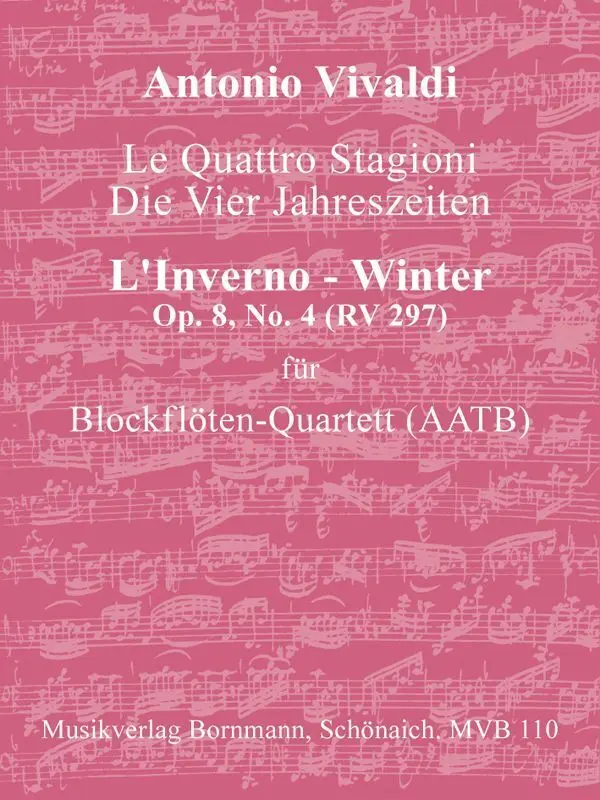 Cover: 9990001334963 | Concerto Op. 8, No. 4 (RV 297) - Winter | Antonio Vivaldi | 2024
