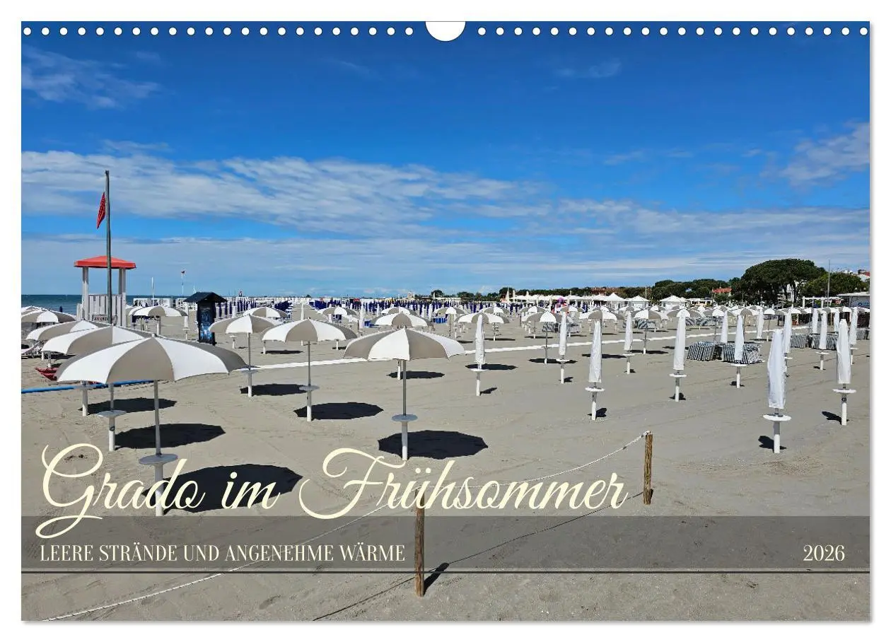Cover: 9783457495063 | Grado im Frühsommer (Wandkalender 2026 DIN A3 quer), CALVENDO...