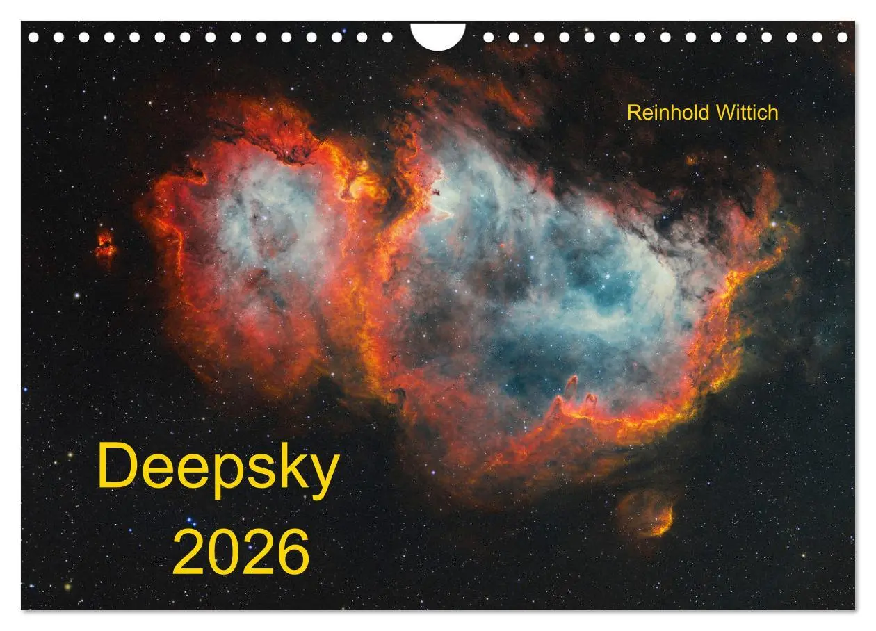 Cover: 9783457565063 | Deepsky 2026 (Wandkalender 2026 DIN A4 quer), CALVENDO Monatskalender