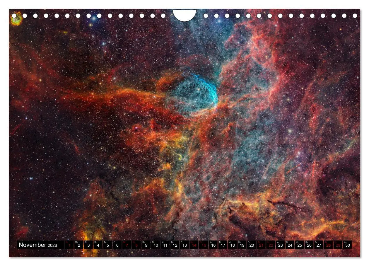 Bild: 9783457565063 | Deepsky 2026 (Wandkalender 2026 DIN A4 quer), CALVENDO Monatskalender