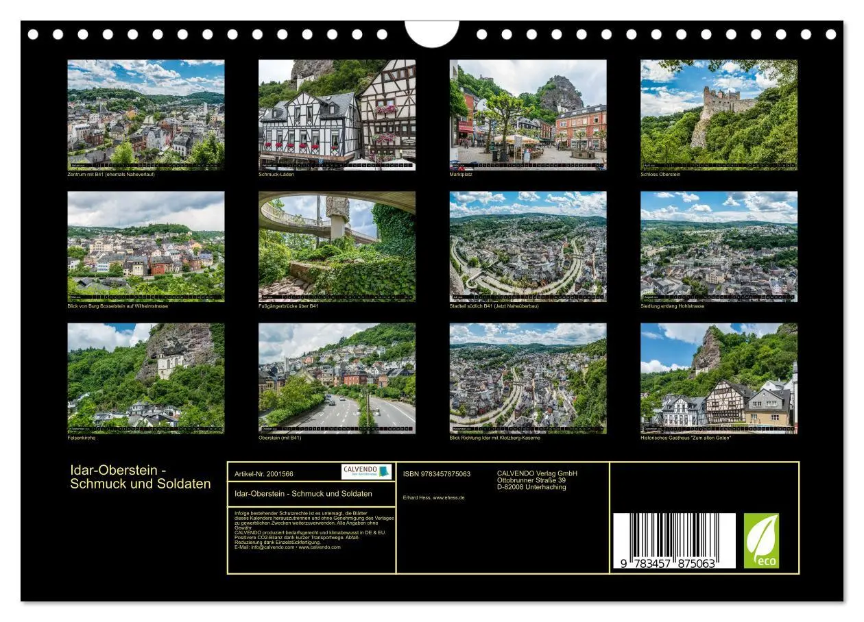 Bild: 9783457875063 | Idar-Oberstein - Schmuck und Soldaten (Wandkalender 2026 DIN A4...