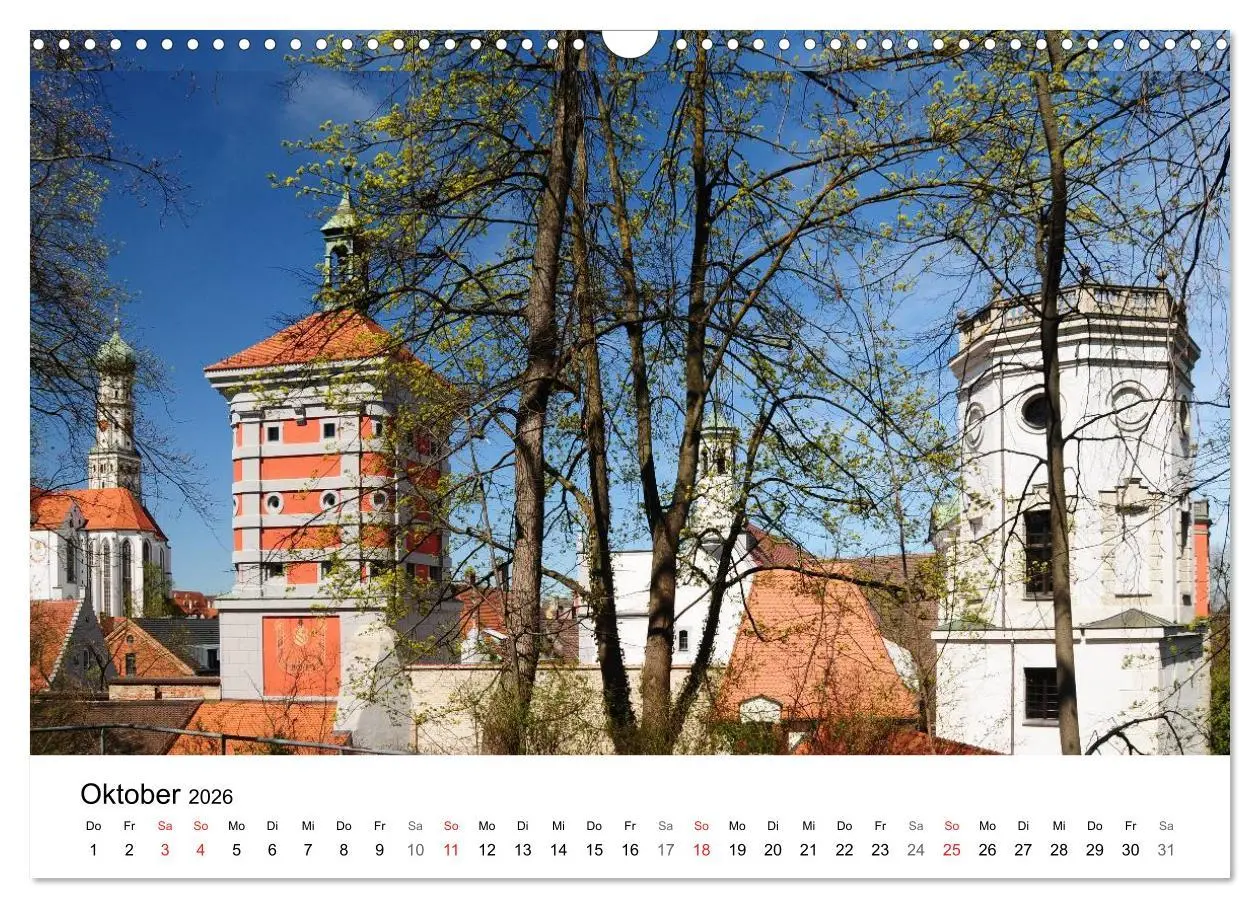 Bild: 9783457945063 | Augsburg - Die Highlights der schwäbischen Metropole (Wandkalender...