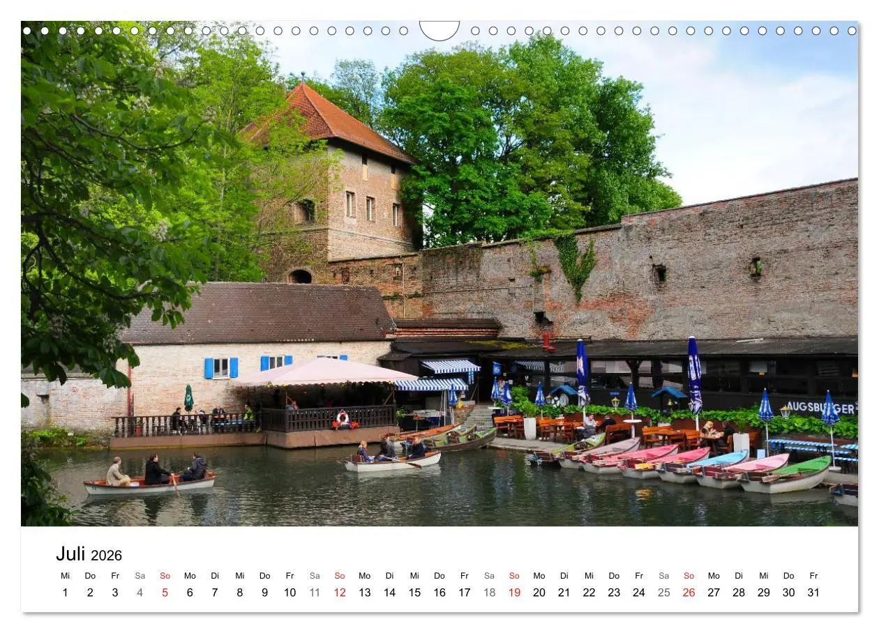 Bild: 9783457945063 | Augsburg - Die Highlights der schwäbischen Metropole (Wandkalender...