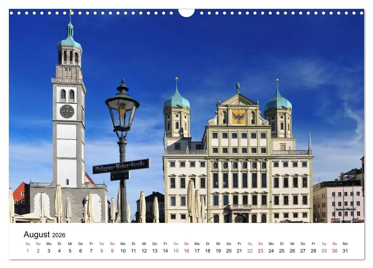 Bild: 9783457945063 | Augsburg - Die Highlights der schwäbischen Metropole (Wandkalender...