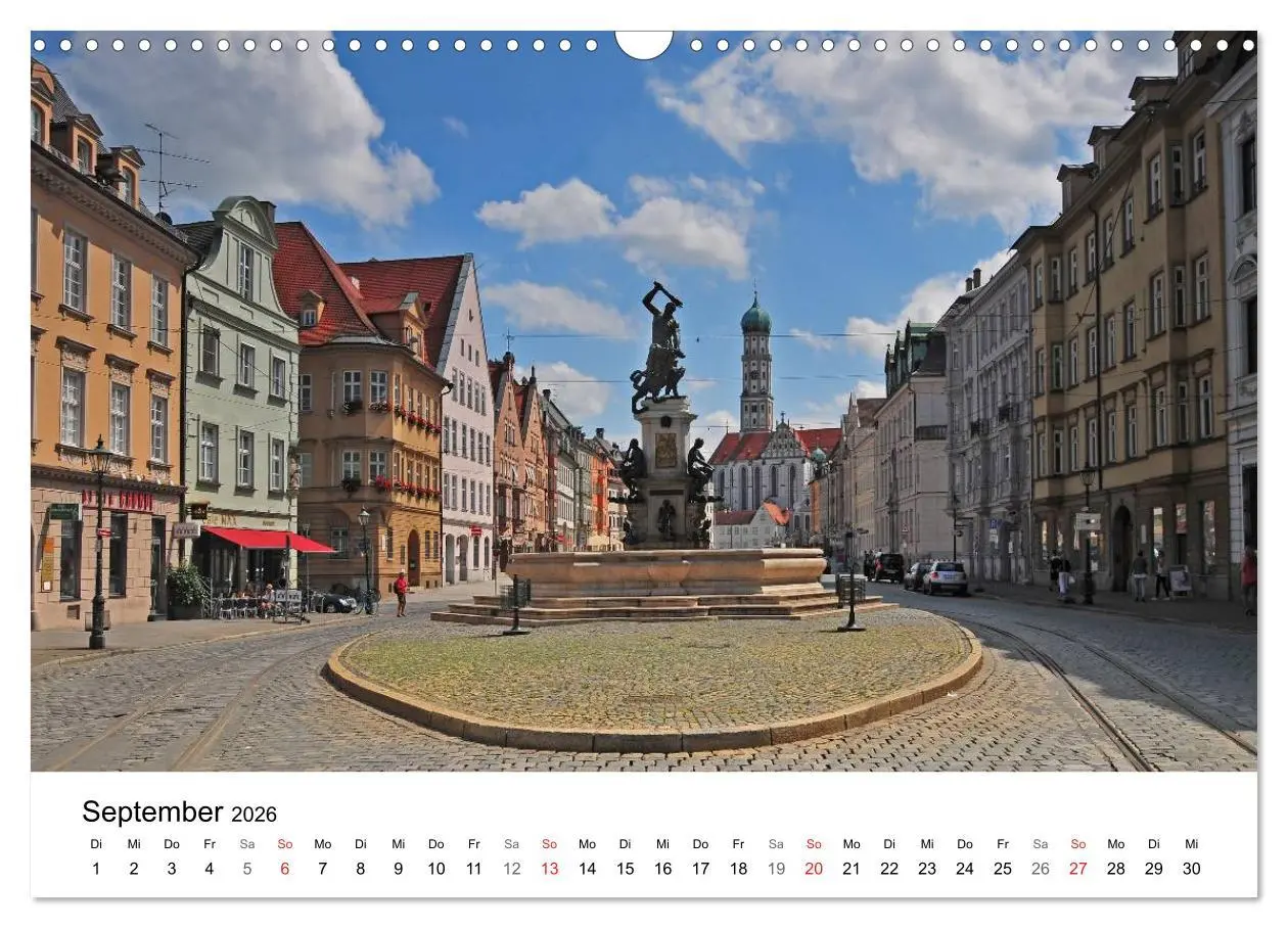 Bild: 9783457945063 | Augsburg - Die Highlights der schwäbischen Metropole (Wandkalender...