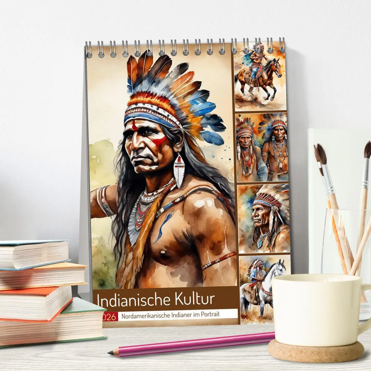 Bild: 9783516275063 | Indianische Kultur (Tischkalender 2026 DIN A5 hoch), CALVENDO...