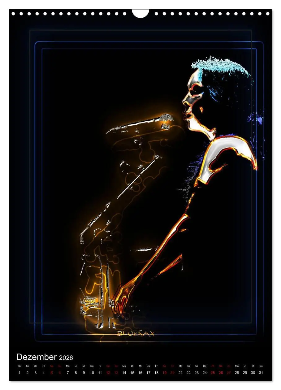 Bild: 9783516415063 | Jazz Ewig (Wandkalender 2026 DIN A3 hoch), CALVENDO Monatskalender