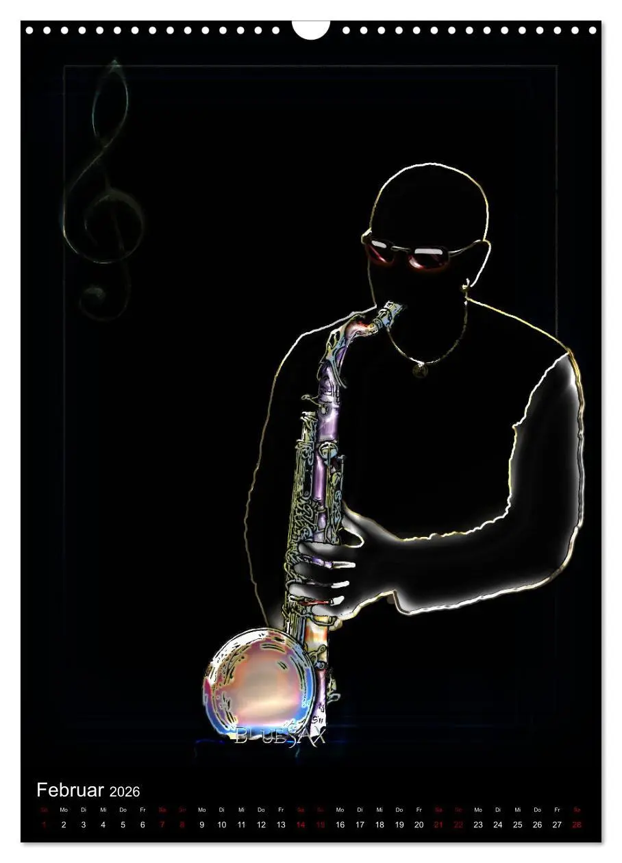 Bild: 9783516415063 | Jazz Ewig (Wandkalender 2026 DIN A3 hoch), CALVENDO Monatskalender