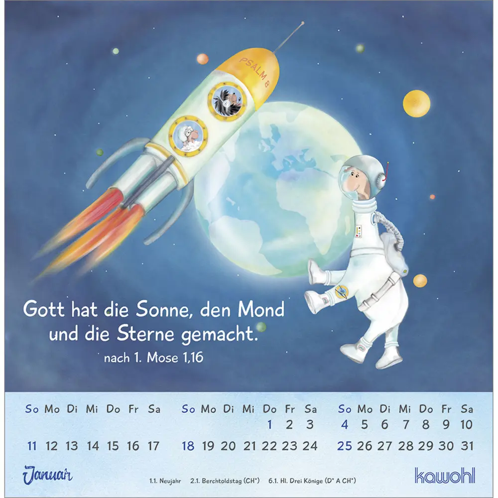 Bild: 9783754875063 | Freu dich mit uns! 2026 | Postkarten-Kalender | Kalender | 13 S.