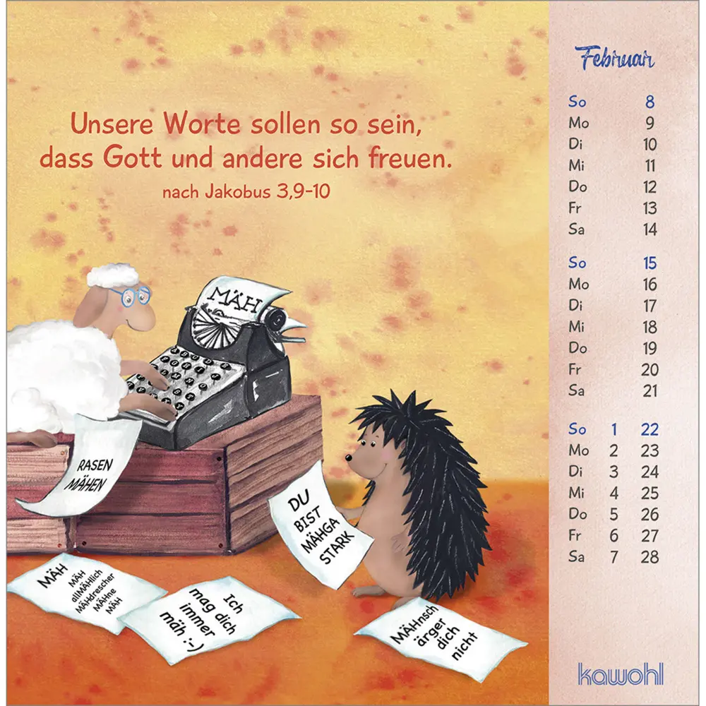 Bild: 9783754875063 | Freu dich mit uns! 2026 | Postkarten-Kalender | Kalender | 13 S.