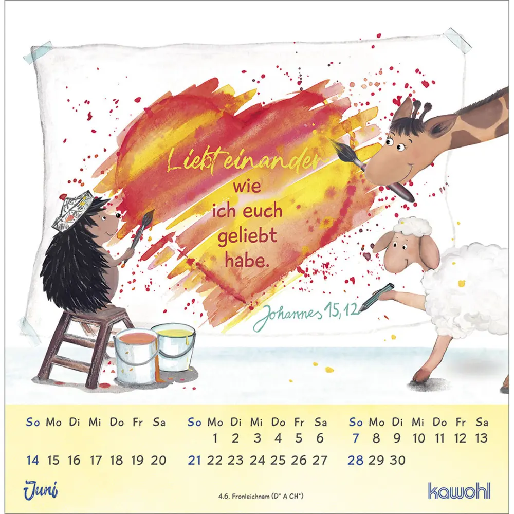 Bild: 9783754875063 | Freu dich mit uns! 2026 | Postkarten-Kalender | Kalender | 13 S.