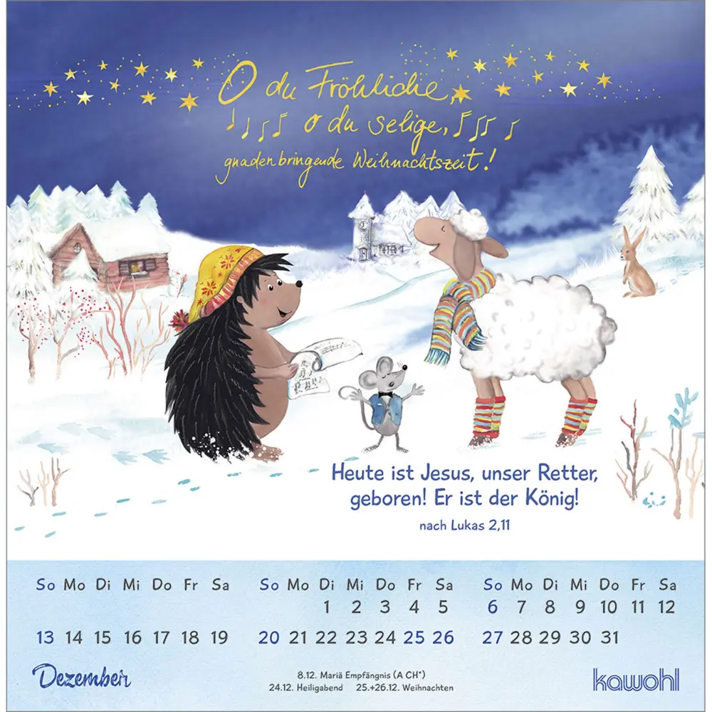 Bild: 9783754875063 | Freu dich mit uns! 2026 | Postkarten-Kalender | Kalender | 13 S.