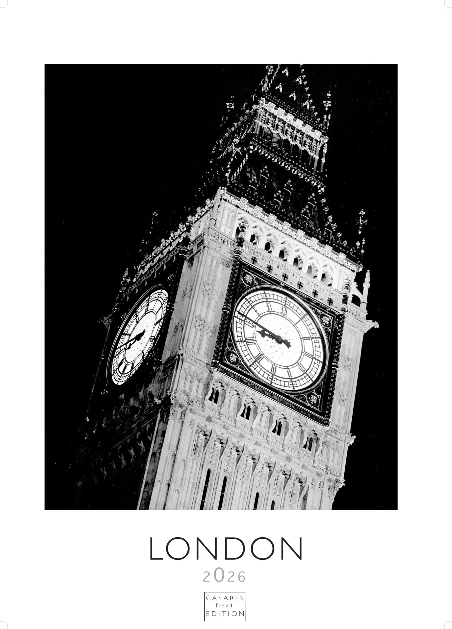 Cover: 9781835245163 | London schwarz-weiss Kalender 2026 - Wandkalender Fotokalender...