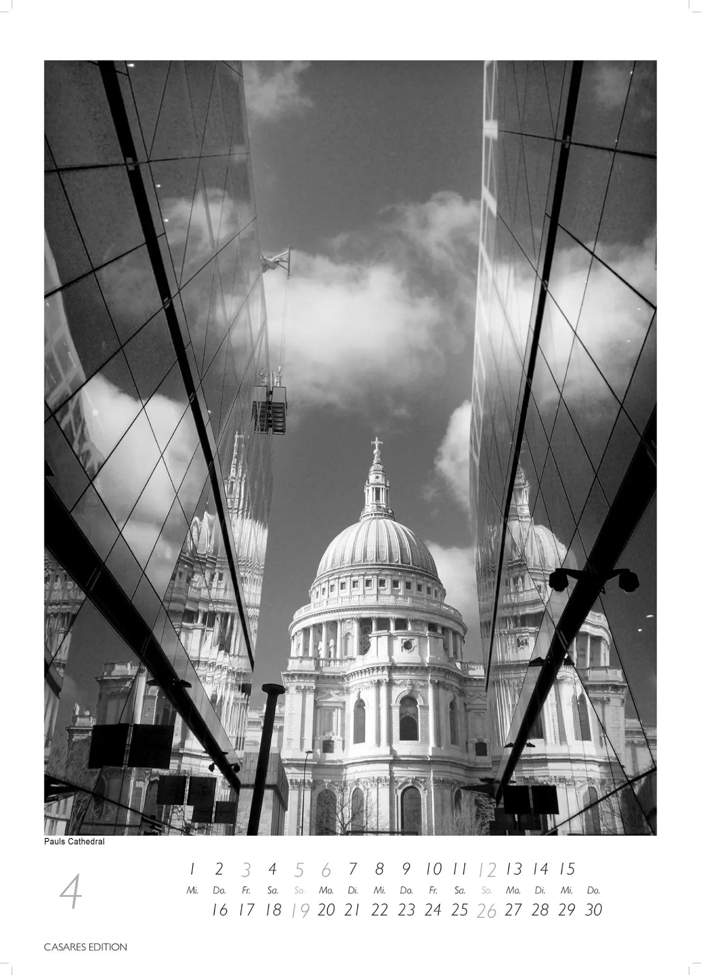 Bild: 9781835245163 | London schwarz-weiss Kalender 2026 - Wandkalender Fotokalender...